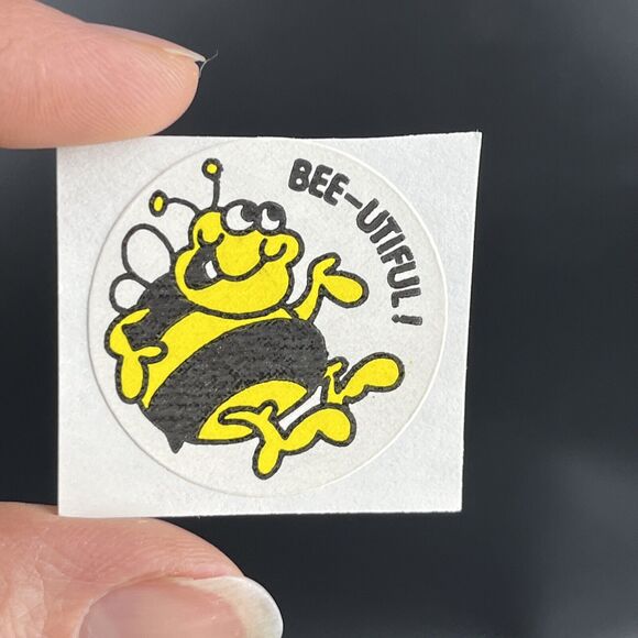 VTG TREND MATTE Scratch and Sniff Stinky Stickers Honey, BEE-UITIFUL Lot Of 8 - Picture 5 of 8